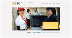 Desktop Screenshot of contemporarysecurity.com